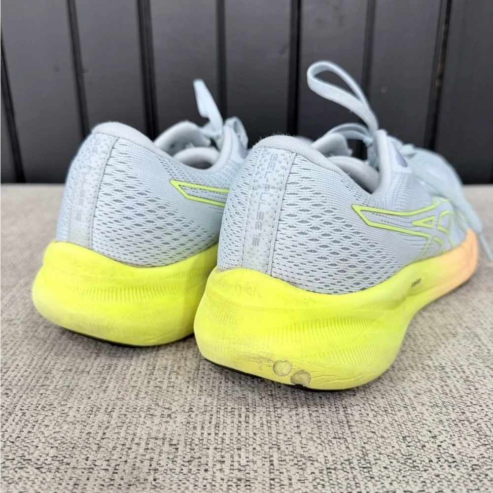 ASICS Women's Gel-Plus Paris Athletic Shoes - Cool Grey And Safety Yellow